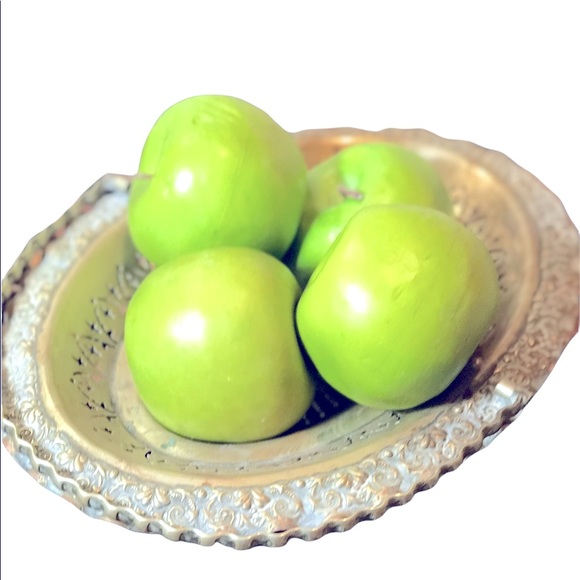 VINTAGE SILVER plated oval bowl or basket with fold down handle - Picture 10 of 15